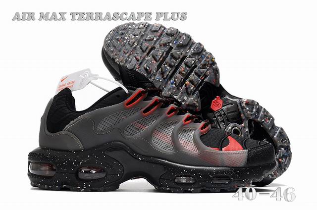 Nike Air Max Plus Terrascape Mens Tn Shoes Black Red-64